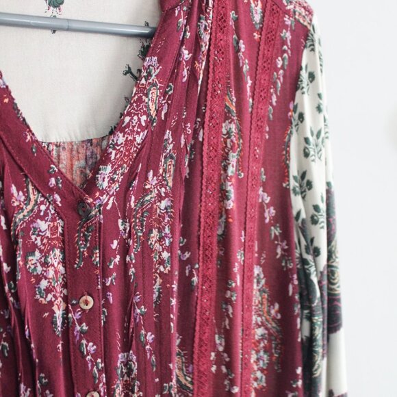 Anthropologie x Tiny Patchwork Paisley Tunic Dress - Small - Picture 5 of 7